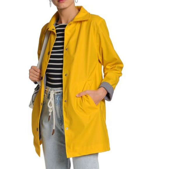 Petit Bateau Yellow Shell Raincoat - Picture 2 of 7